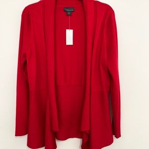 Curvy Red Cardigan NWT size Large